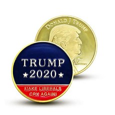 NMT Donald Trump 45th President Challenge Coin-2020 기념 주화 수집가 에디션 시리즈 (골 [Gold] - P0765083WKY5LW1, Gold