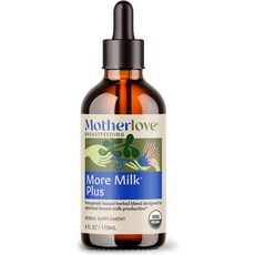 Motherlove 마더러브 More Milk Plus 모어 밀크 플러스 4 oz., 118ml, 1개