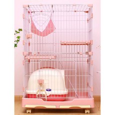 고양이 철장하우스 반려묘 캣타워 놀이터 대형 케이지, 1개