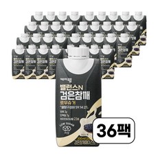케어웰 밸런스N 검은참깨 로우슈거, 200ml, 36개