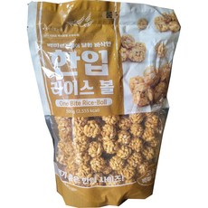 백미로 만들어 달콤 바삭한 한입 라이스 볼, 1개, 500g