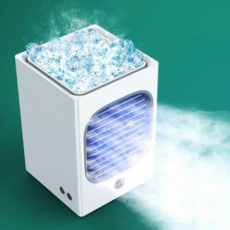 VKKN USB 휴대용 미니에어컨 냉풍기 냉풍기 에어쿨러 냉풍기 에어쿨러냉풍기 에어쿨러 미니에어컨 이동식냉풍기 미니냉풍기 탁상 가정용 기숙사,