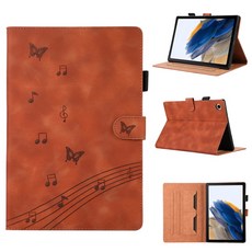 레노버탭M9 2023년 310FU 멜로디 카드수납 펜홀더 거치대 가죽 태블릿 케이스, stc132
