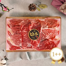감동 [순천참한우유통] 1++구이3호 1kg(등심500g+채끝500g), 단품없음