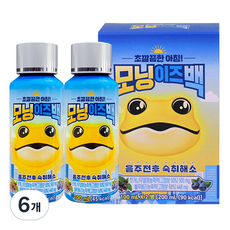 모닝이즈백 숙취해소음료, 100ml, 6개