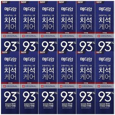 [후후맘] 메디안 치석케어 93 오리지널 120g, 12개, 1개