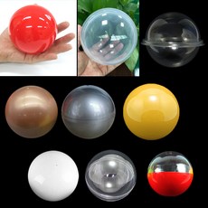 A 둥근캡슐 소량구매 10cm 외 빈캡슐 추첨볼 뽑기캡슐 공 투명구 투명볼, 규격선택, E-9.2cm(PP) 불투명 노랑 10개입, 1개