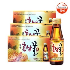 광동 홍삼꿀D 100ml 10입 X 3박스 (30병), 30개