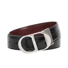 dior homme 고전적인 광택 블랙 소 가죽 재질 패션 디자인 남성 벨트[벨트0089]