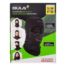 BULA 불라 바라클라바 마스크 넥게이트 코스트코 스키, S/M