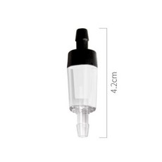 산소 펌프 단방향 체크 밸브 수족관 액세서리 및 장비 5 개 0 30, 5pcs, Black 42mm, 1개