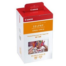 GLORYHY 캐논 정품 SELPHY CP1200WH 인화지108매+잉크 2개 965021