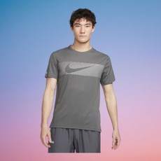 나이키 NIKE 남성 티 셔츠 트레이닝 마일러플래시드라이핏UV 컨비니언트 반팔 러닝 티셔츠