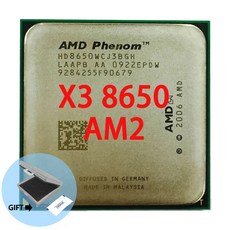 노트북 PC 부속품 AMD Phenom X3 8650 2.3GHz 트리플 코어 CPU 프로세서 HD8650WCJ3BGH 소켓 AM2