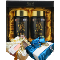 흑삼엑기스 부모님 생신 선물 부장님 선물 감사선물 선생님 선물 고급포장 홍삼 말고 흑삼, 1세트, 60회분