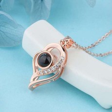 100가지언어사랑해목걸이장미케이스