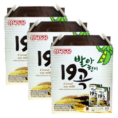 [K쇼핑]삼육두유 발아현미 19곡 두유 190ml 48팩, 삼육 발아현미19곡두유 190mlx48입