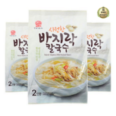 라이브잇 한일본고장 시원한 바지락 칼국수, 427.6g, 6개입