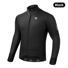 바이커 Mtb 코트 바람막이 자전거 WEST 세트 롱 재킷 사이클링 러닝 의류 겨울 BIKING 라이딩 저지 의류, L, Black