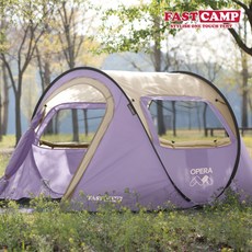패스트캠프 오페라3 원터치 텐트 3-4인용, 라이트바이올렛