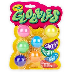Crayola Globbles Squish &amp; Fidget Toys Gift for Kids 6Count Multicolor:, 단일옵션