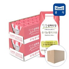매일우유 매일 상하목장 유기농 딸기 멸균우유 125ml 48팩