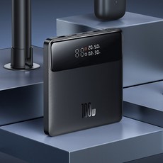 베이스어스 블레이드 HD2세대 PD100W 초고속 노트북 대용량보조배터리 20000mAh 294403, 블랙 (PPBL000301)