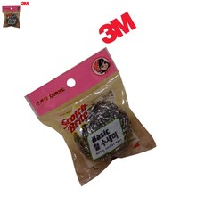 설거지 수세미 3M 설겆이 스테인리스 녹제거 베이직 철수세미 스텐수세미 쓰리엠수세미 쑤세미 찌든떼 30g 스펀지 컬러 스카치브라이트 스카치 망사수세미 3개입 폴리 1매입, 1개입, 1개