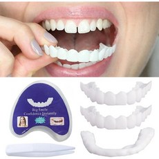 잇몸 치약 치은염 센소다인 콜게이트 등 치석형성억제 케어 스프링 2쌍 스냅온 틀니 위턱과 아래턱 미백 화장품 여성과 남성을 위한 인스턴트 치아 베니어 치아를 보호하고 자신감 있