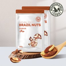 [산과들에] 완태 브라질너트 500g+500g (총 1kg) 견과류, 브라질너트(페루산)500g*2봉