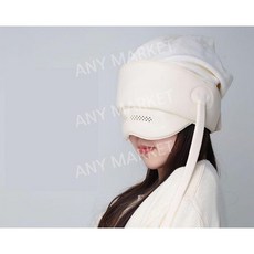 불면증용 수면유도 두피마사지기 전동 3단조절 온열, 2023업그레이드 화이트