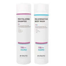 TRIHARD AFTER SWIM 클라리 파잉 샴푸 + 바디 워시는 완전히 염소 부작용을 제거 | 2 팩, BUNDLE (2 x 10.14 Fl Oz)SHAMPOO + BODY WASH, 상세페이지참조