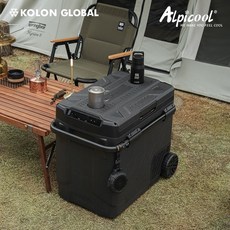 [공식판매] 알피쿨 코오롱 정품 차량용 캠핑냉장고 40L 58L 휴대용 이동식 차박, Z60