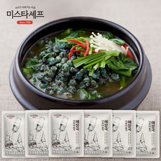 미스타셰프 아욱다슬기해장국 500g, 6개