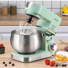 전동 휘핑기 빵 반죽기 거품기 비터 믹싱기 제과점, 상세 페이지 참고, 5L 블랙 1200W 표준 모델, 1개