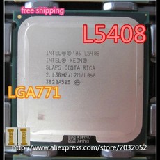 텔 제온 L5408 서버 CPU 2.13GHz LGA771 L2 캐시 12MB 쿼드 코어 LGA 775 메보드에 2