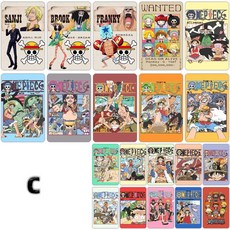 애니메이션 원피스 카드커버 스티커 20장 최신버전 캐릭터 카드스티커 포토 포카 버스카드 교통카드 스티커 스킨커버 카드리폼 카드힌지 컬렉션카드 체크카드-5454856, 20개, C