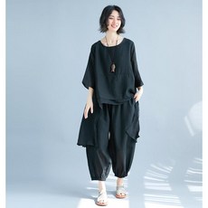 리우씨앤씨 투피스 개량 한복세트 모던 편한 패션