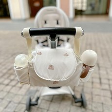 팔공생 유모차 자전거 귀여운 수납 가방 HL38_53, 1개, 베어도트