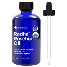 Radha Beauty 라드하 뷰티 천연 로즈힙 오일 120ml, 1개