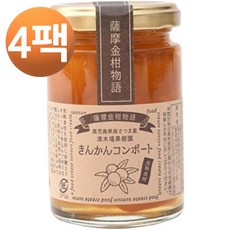 선선푸드 크리에이트 낑깡 콩포트 140g, 4팩