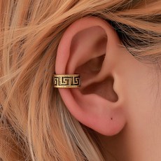 보헤미안 스타일 귀걸이 핫 판매 귀걸이 유행 복고풍 중공 귀 뼈 클립 민족 패턴 단일 커플 귀걸이 도매|클립 귀걸이|