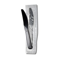 16.5cm 일회용 칼 나이프 빵칼 케이크칼 검정 개별포장 100개입, 1개