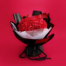 장미곰돌이 플라워베어 로즈베어 곰인형 고백 프로포즈 사이즈선택 장미곰 기념일 선물, 66송이 장미