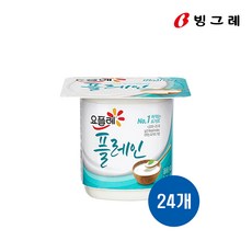 빙그레 요플레 플레인 85g x 12개, 24개