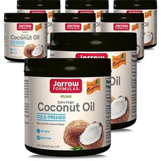 자로우 포뮬러스 엑스트라 버진 코코넛 오일 Extra Virgin Coconut Oil, 8개, 473ml