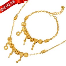 순금목걸이팔찌반지세트