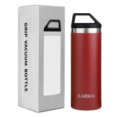 카르닉 그립 스텐텀블러 보냉 보온 손잡이 580ml 대용량 보온병, 진공보틀(KTH-101), 와인, 1개