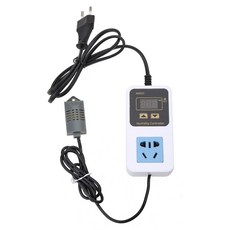디지털 습도조절기 고정밀 습도센서 110V 220V 10A 출력 수분범위 00%~99% RH 레드/블루 숫자