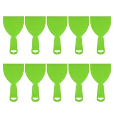 uxcell 10 4" 개 세트 퍼티 스크레이퍼 플렉시블 플라스틱 퍼티 나이프 드라이, 4개